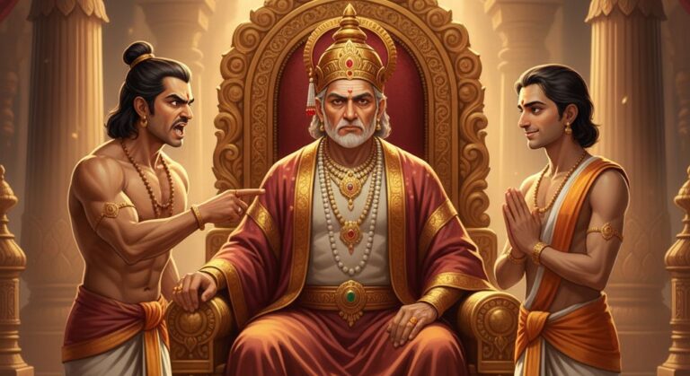 राजा और दो नौकर की परीक्षा: विनम्रता और चरित्र की कहानी