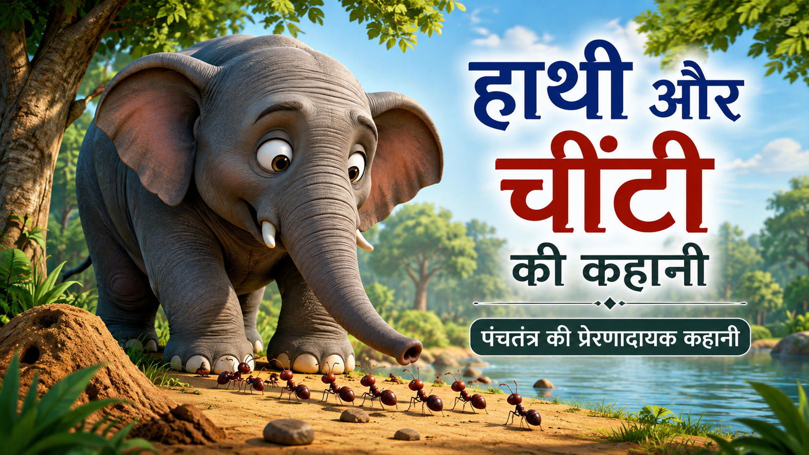 हाथी और चींटी की कहानी
