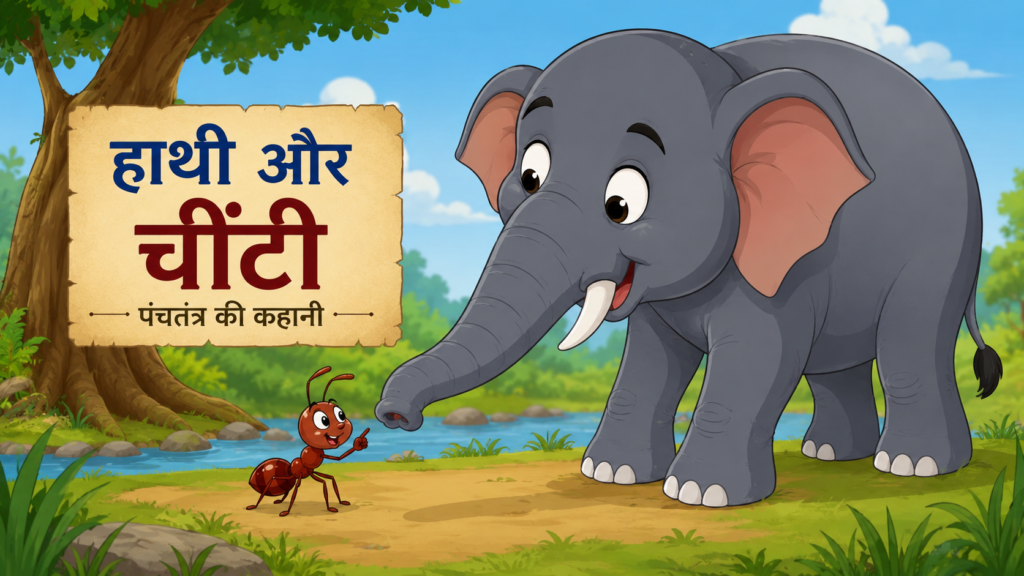 हाथी और चींटी की कहानी | पंचतंत्र की प्रेरणादायक हिंदी कहानी