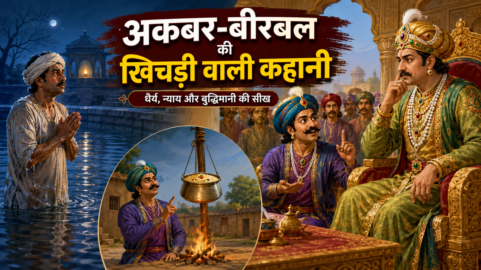 अकबर और बीरबल खिचड़ी वाली कहानी